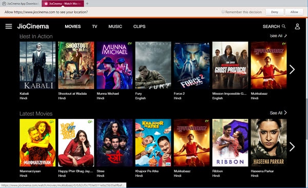 best hindi movie on jio cinema