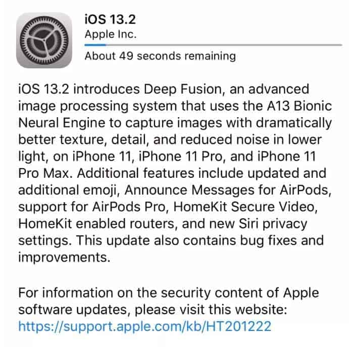Apple Brings Deep Fusion Feature to iPhone 11 with iOS 13.2 Update