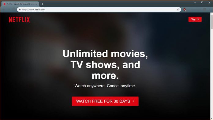 Netflix yearly plan available with 50% discount for a limited period