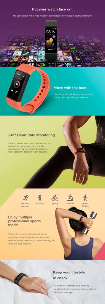 "Redmi Smart Band" Goes On Sale From Today, Price @₹1599 Features