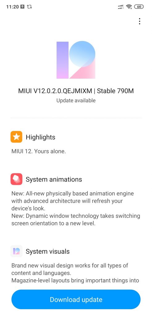 MIUI 12 update starts rolling out to Poco F1