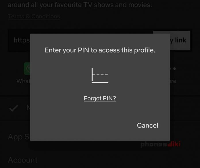 Guide On How To Enable Profile Lock-In Netflix With PIN