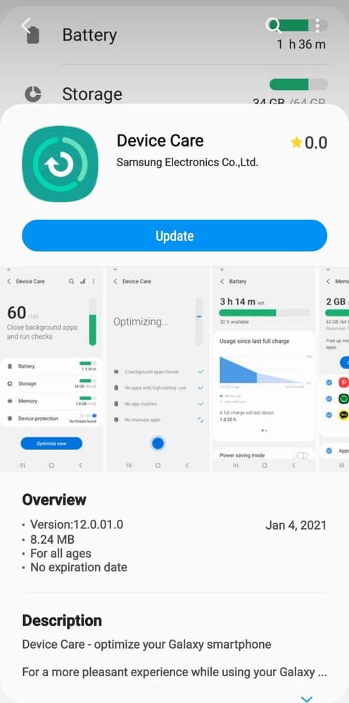 [Update] Samsung releases fix for blanked out battery stats after UI 3.0 update