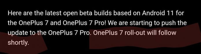 OxygenOS 11 based Android 11 update finally rolling out on OnePlus 7, 7 Pro & 7T series