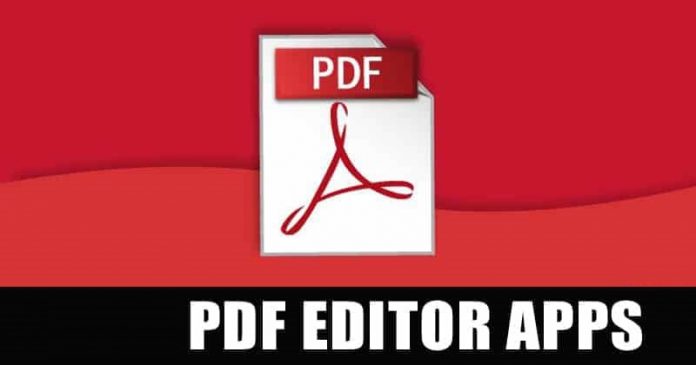 Top 5 PDF Editor Apps For Android and iOS Platforms