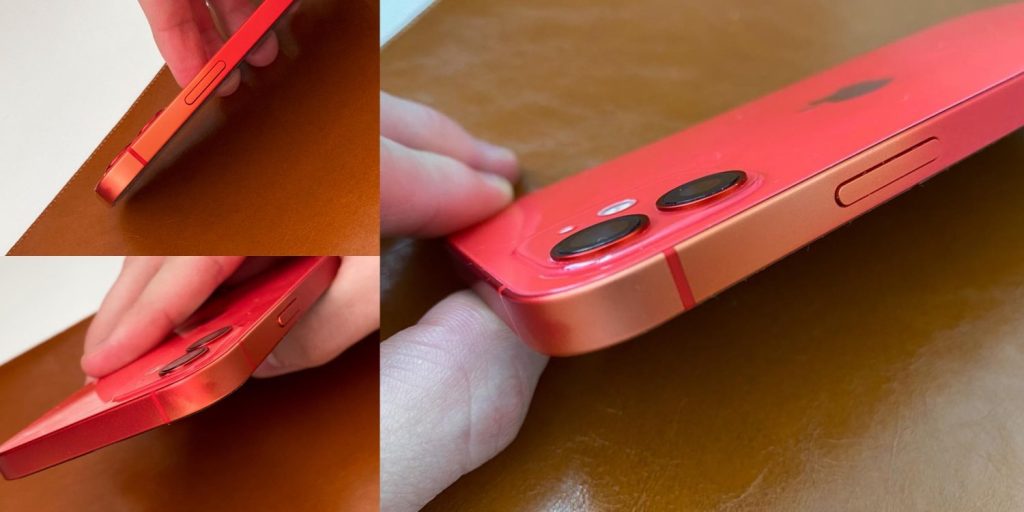 Apple iPhone 12 discoloration issues reported with red to orange fade across the phone