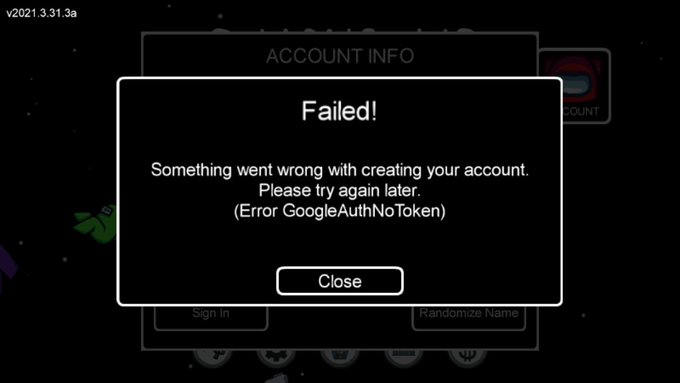 [Updated] Among Us sign in error: With a new map comes old bug