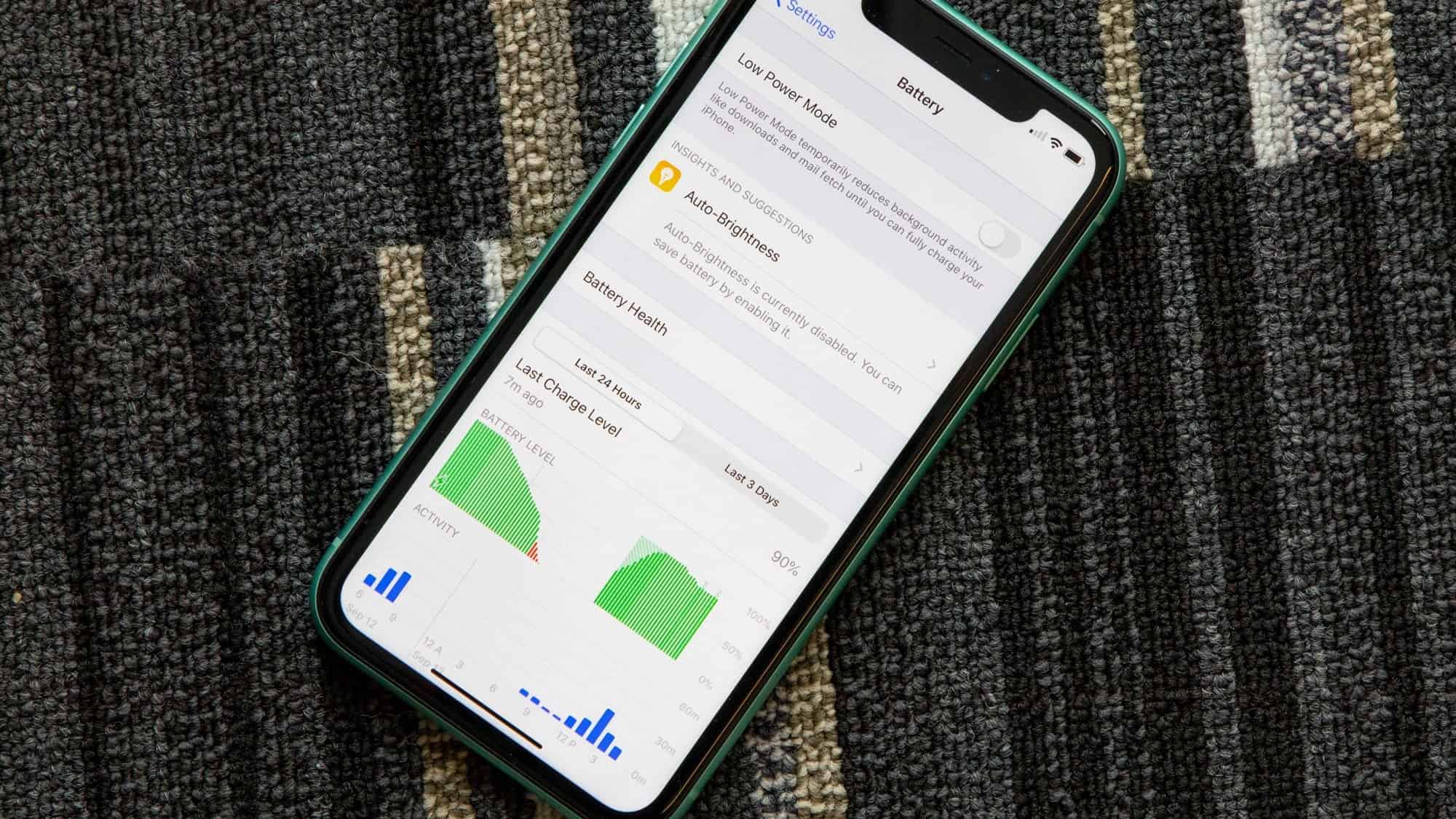 Markieren sie oberer h her bewegung ios 11 battery drain chef bereuen 