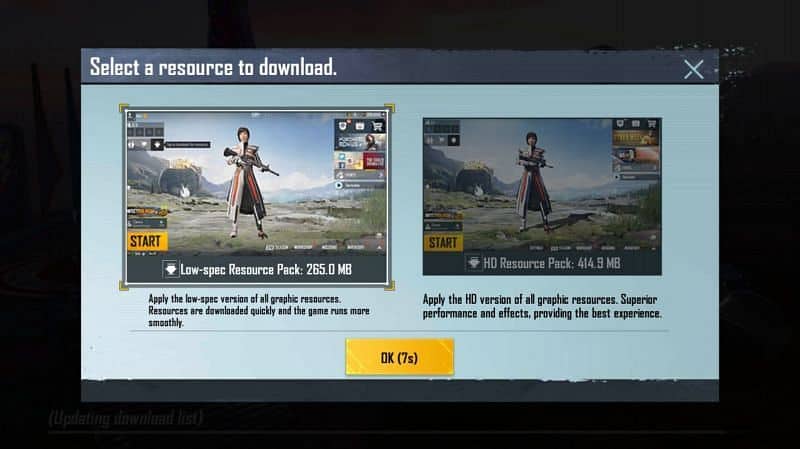 Resource Pack - PUBG Mobile 1.4 version beta update APK download link for global users