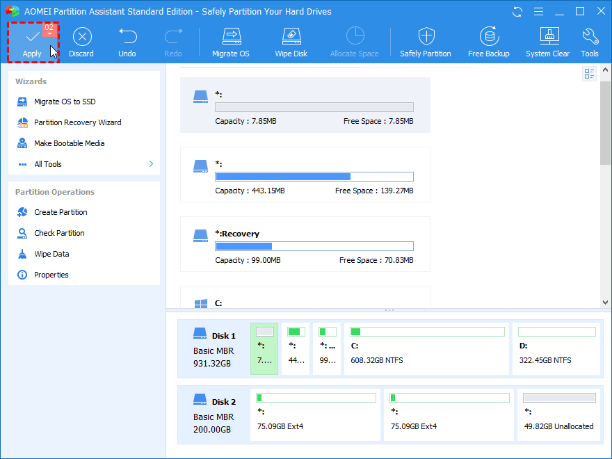 A Completely Free Hard Disk Partition Tool For Windows