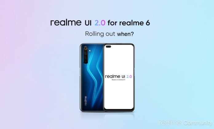 When is realme UI 2.0 update coming to realme 6? Will it be June?