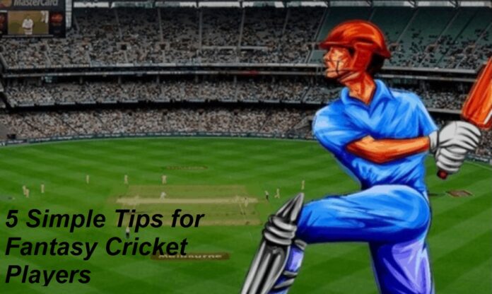 5 Simple Tips for Fantasy Cricket Players