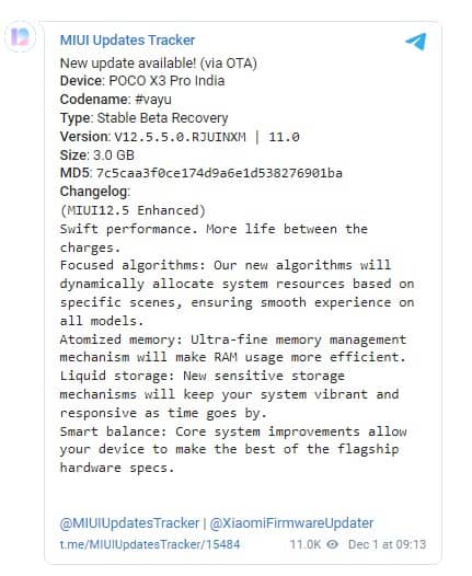 MIUI 12.5.4 stable rollout is ultra-smooth on Poco X3 Pro! Battery life benefits most!