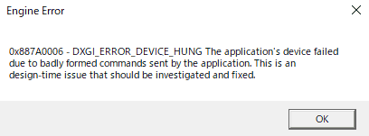 Are you getting a crash 'DXGI_ERROR_DEVICE_HUNG' error code in Apex Legends? Fix in works