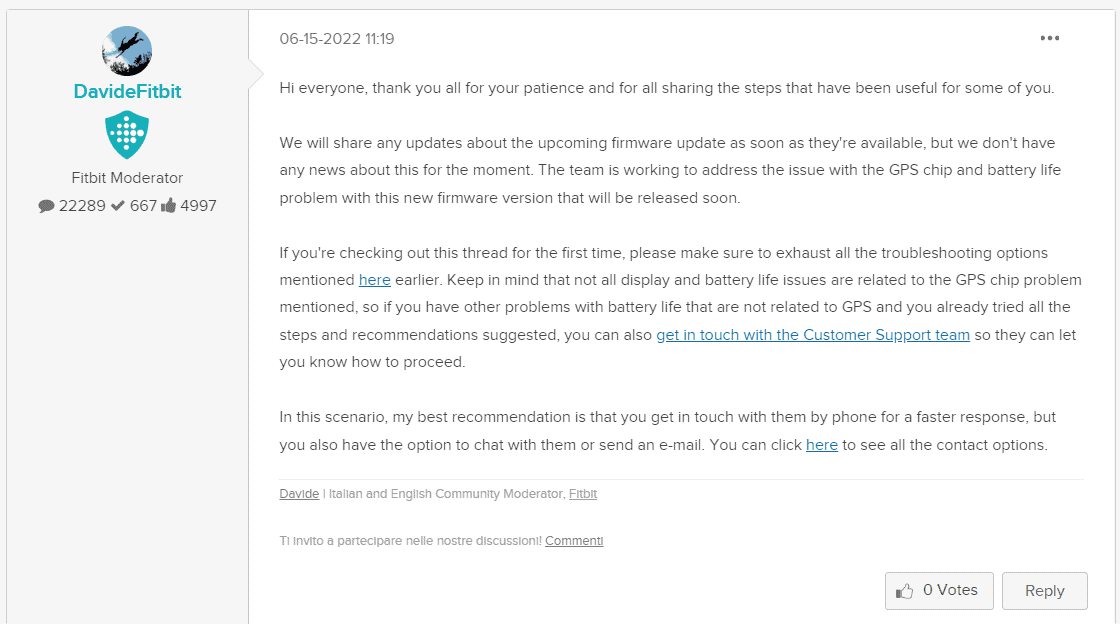 Fitbit Charge 5 Battery Life Issues - Long Latireeight