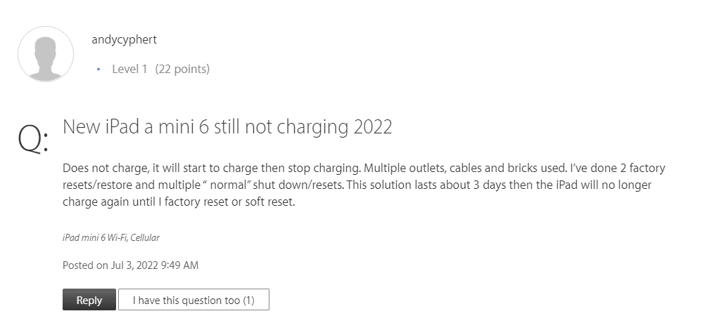 Is there an iPad mini 6 charging issue after iPadOS 15.5 update? Here are some quick workarounds