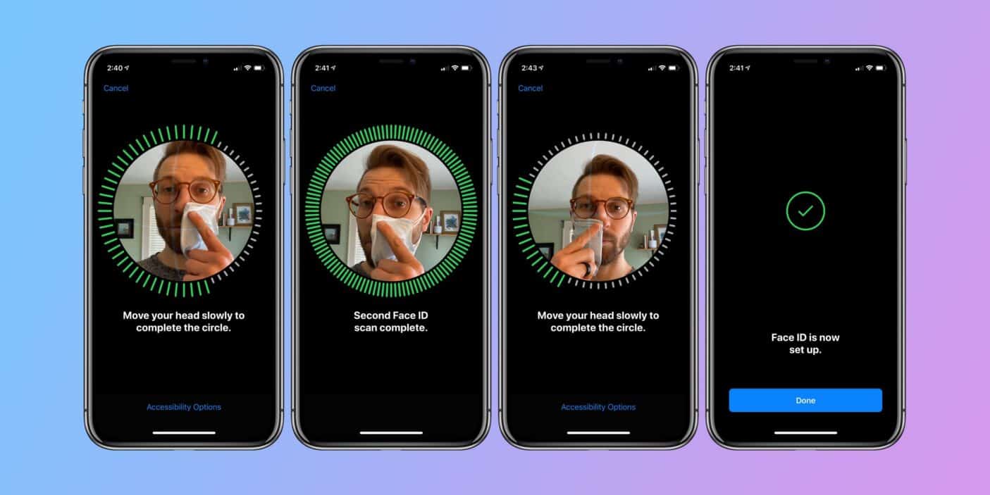 Does iOS 15.6 have Face ID with mask?