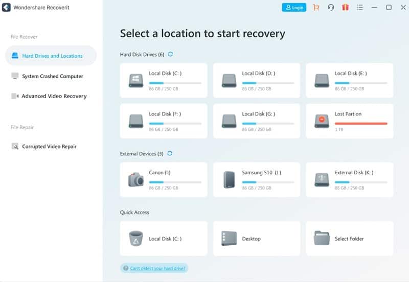 Recover The Camera Images With 100% Accuracy - Wondershare Recoverit