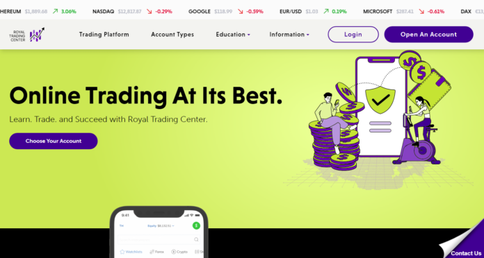 royaltradingcenter.com Review – Begin your trading experience with the best online broker- Royal Trading Center Review.