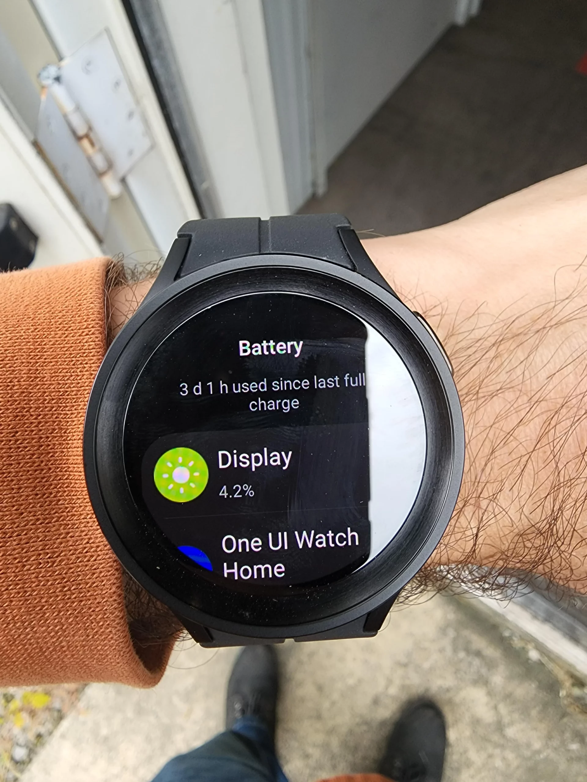 galaxy watch 5 always on display burn in