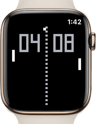 Pong game for Apple Watch