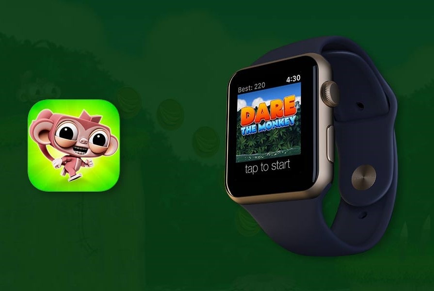 Dare the Monkey: Go Bananas for apple watch