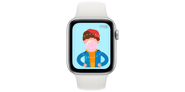 Bubblegum Hero game for apple watch