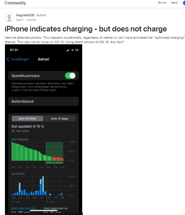 Apple iPhone and iPad not charging issue reported post iOS 16/iPadOS 16 update! Here are a few workarounds