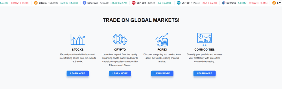 Sato4x.com Review: How traders have benefitted from using the features online brokers provide – Sato4X Review