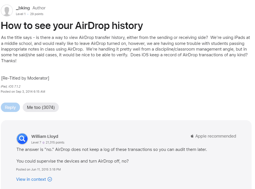 How To See Your AirDrop History: iPhone and Macbook