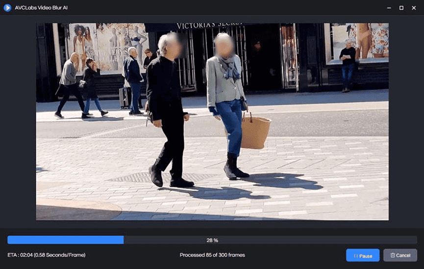 Best Auto Face Blur App to Automatically Blur Multiple Moving Faces or Objects in the Video