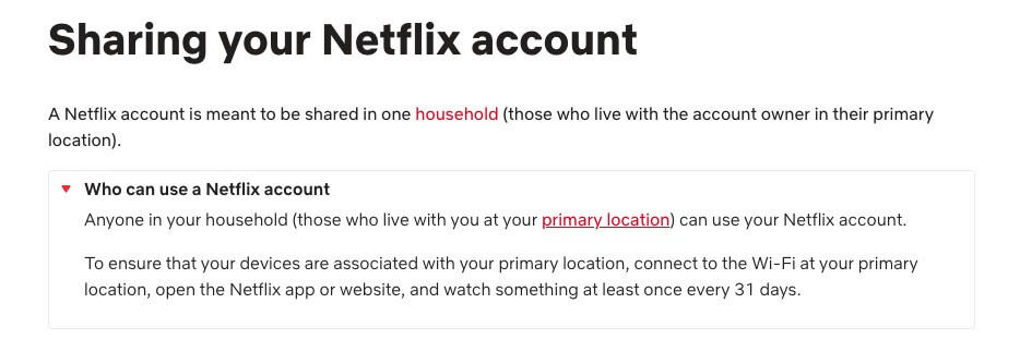 How do I bypass Netflix password sharing rule?