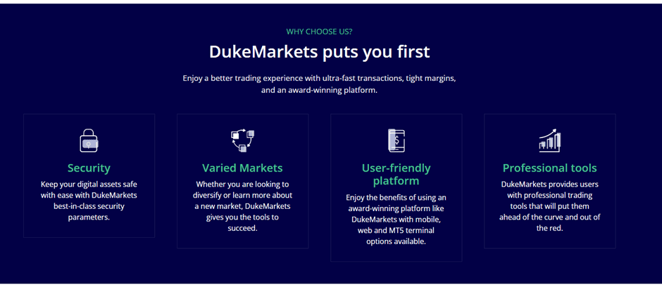 DukeMarkets Review: Start Trading with the Power of Technology