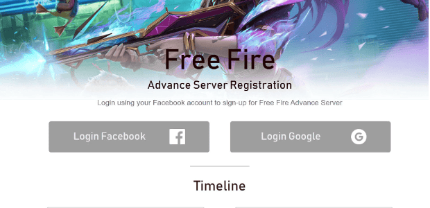 official Advance Server website