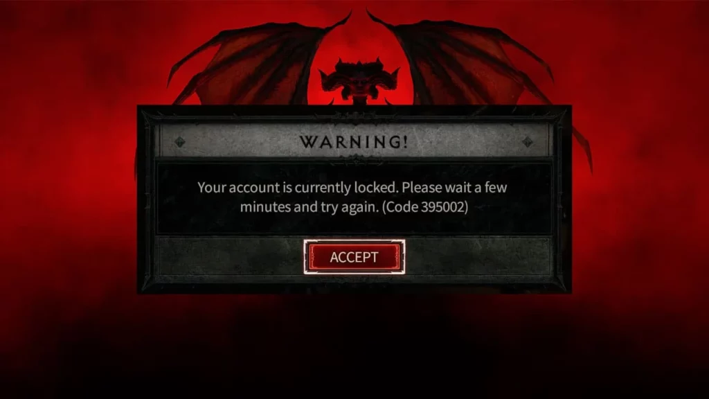 How to fix Diablo 4 Error code 395002 throwing up the ‘Your account is currently locked’ error