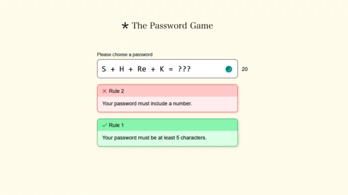 Don’t quit the Password Game over a few tricky rules! Here’s how you can beat them