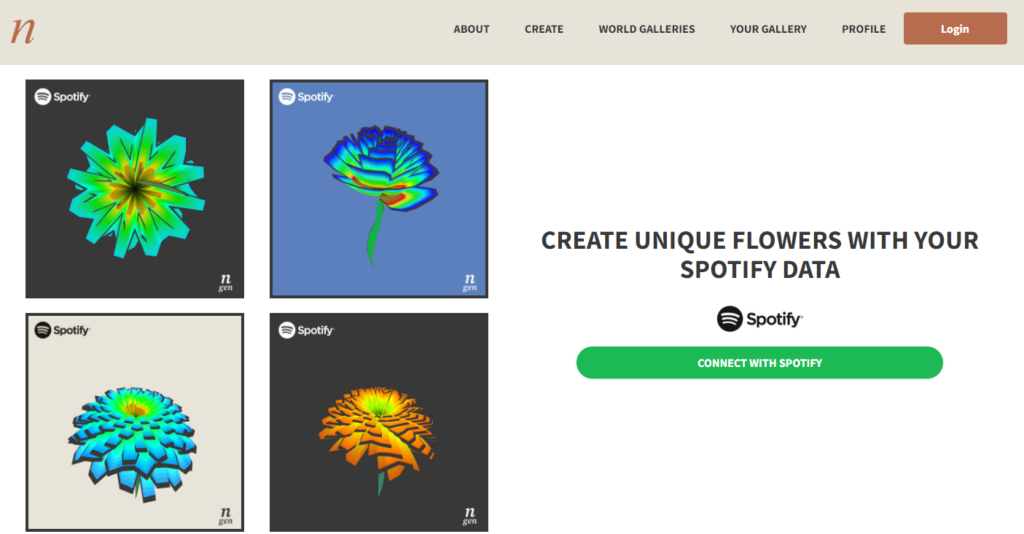 How to turn your NGen Spotify Top Ten into dynamic art?