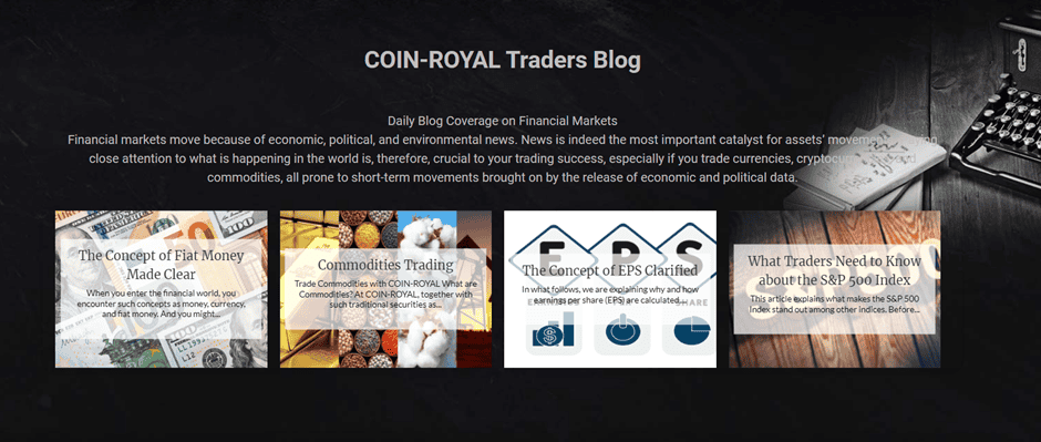 Coin-Royal.com Review Empowering Traders with Comprehensive Resources