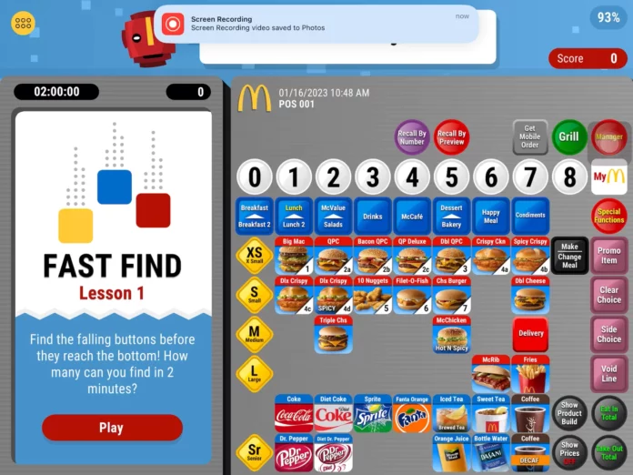Surprisingly an entertaining McDonald’s Training Game is going viral on TikTok