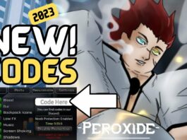 ALL WORKING CODES FOR ROBLOX PEROXIDE CODES!
