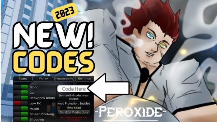 ALL WORKING ROBLOX PEROXIDE CODES- JANUARY 2024!