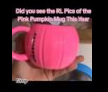 Hot Pink Starbucks Pumpkin Mug rumored to be on sale in September