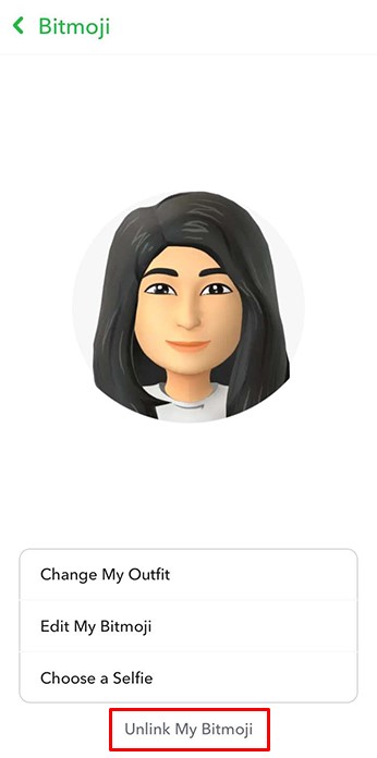 Is there a way to remove the new Snapchat Bitmoji Face (ugly) update?