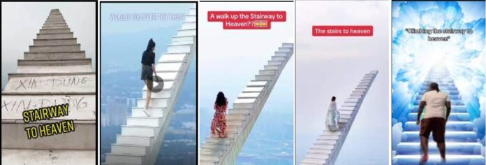Here’s how you can do the viral spooky trend on TikTok ‘Stairway to Heaven’