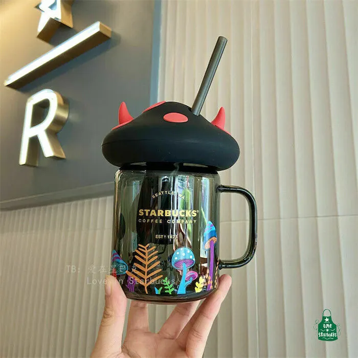 Halloween themed Starbucks Mushroom Cup Trends in 2023