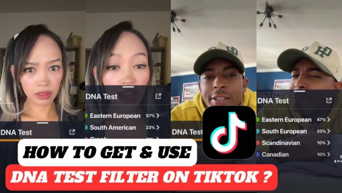 How to get a DNA Test filter on Tiktok