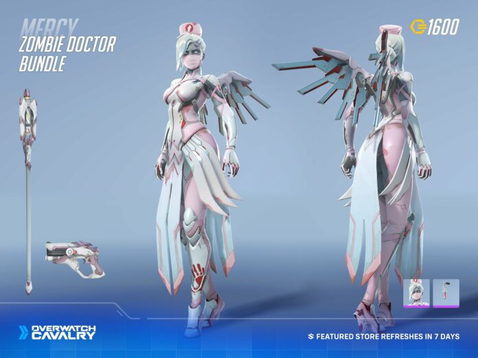 New Overwatch 2 Zombie Mercy Skin Is Amazing! Grab Mercy Bundle at a cheap price