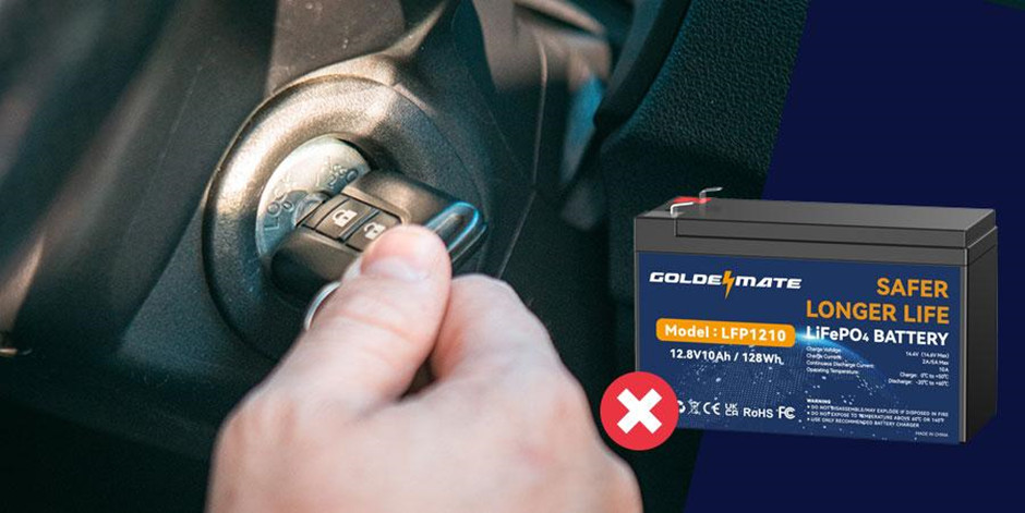 Safe and Reliable: Why Goldenmate LiFePO4 Batteries Shouldn't Be Used as Starting Batteries