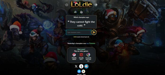 LoLdle Answers Today – Quote “They cannot fight the cold”