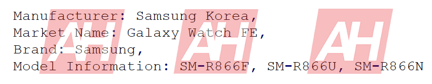 [LEAKS] Budget Samsung Galaxy Watch FE will soon become a reality